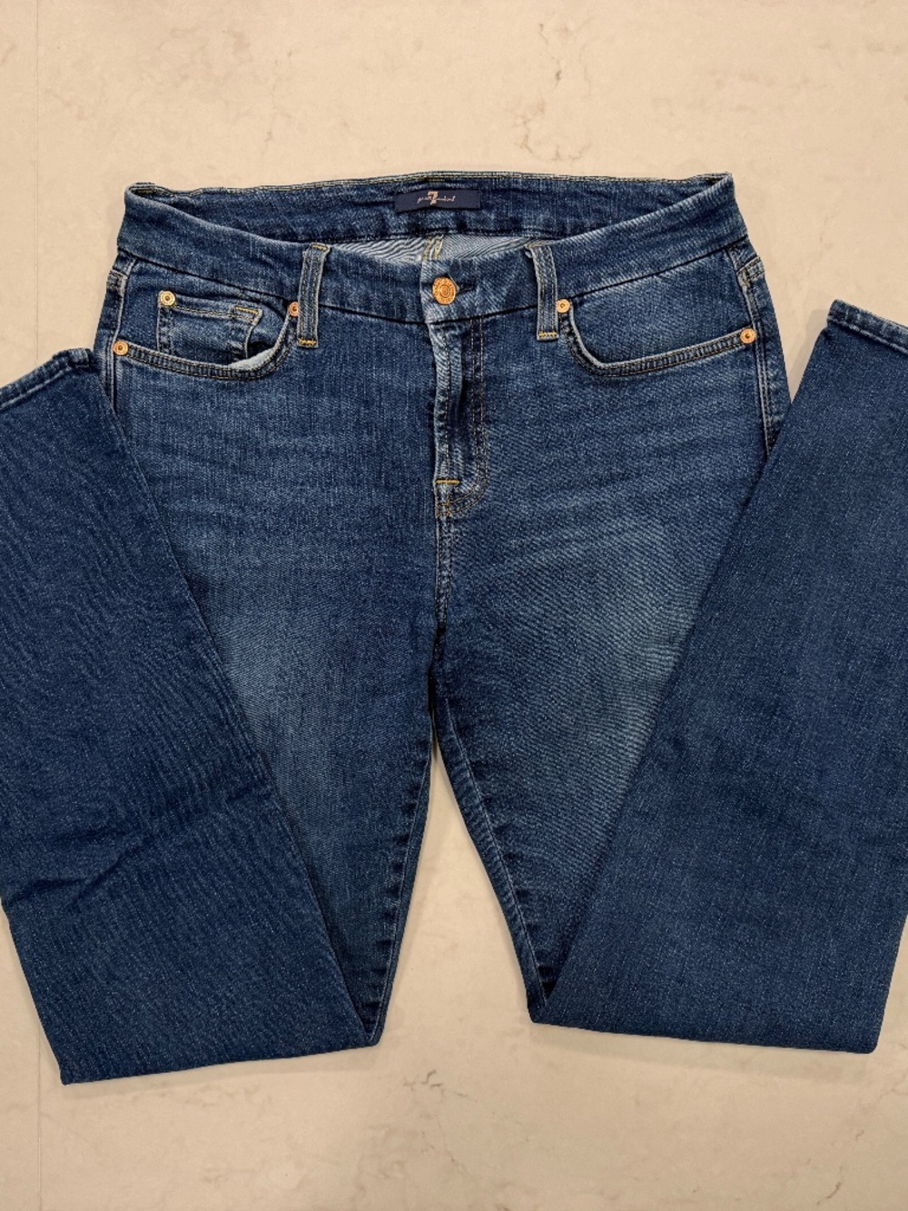 7FAM Kimmie Straight leg Jeans size 30
